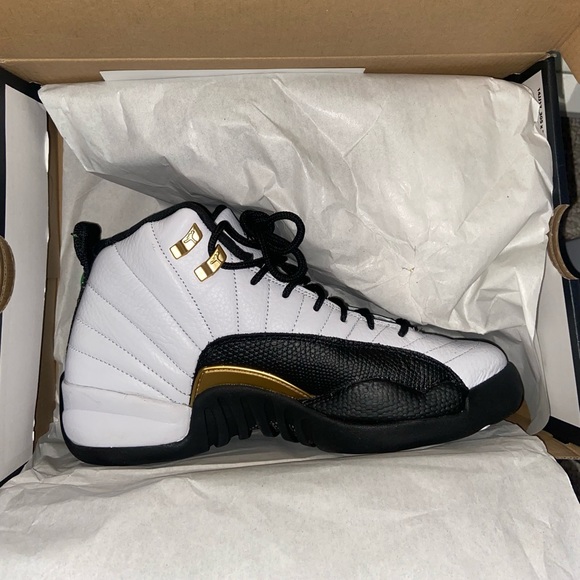 Black & white Jordan Retro Taxi 12s - Picture 1 of 5